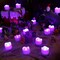 Flameless Candles 12 Pack Remote Controlled LED Tea Light Candles (Purple)